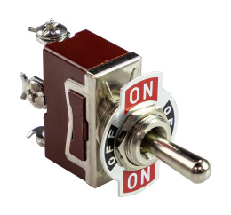 Тумблер трехпозиционный ON-OFF-(ON) 12 В/15А 3P (AN3C-113AA)